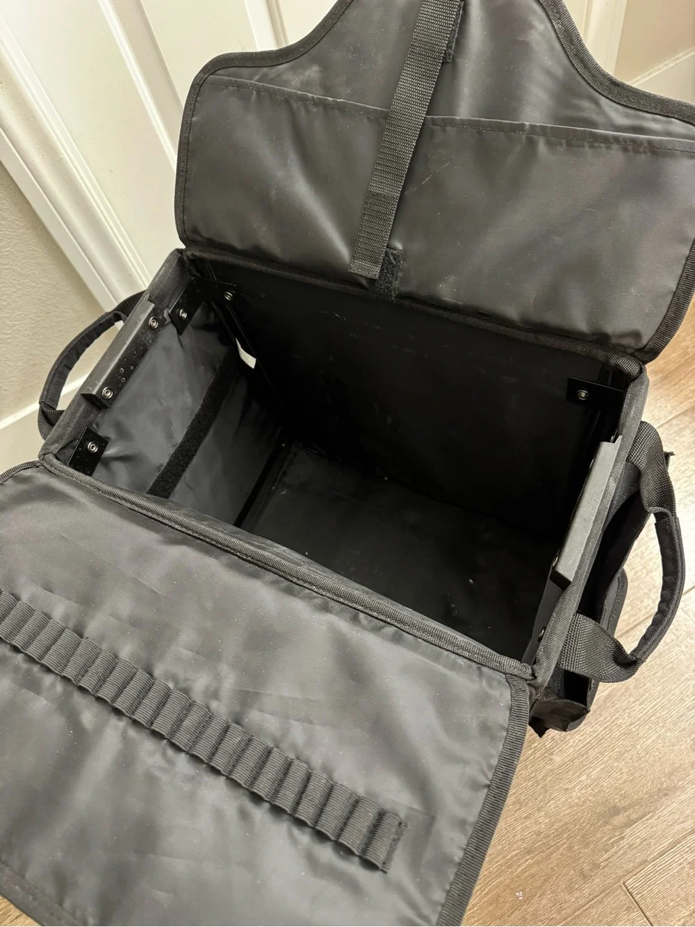 Crop In Style Navigator Rolling Tote Scrapbook Art Craft Storage Organizer Bag